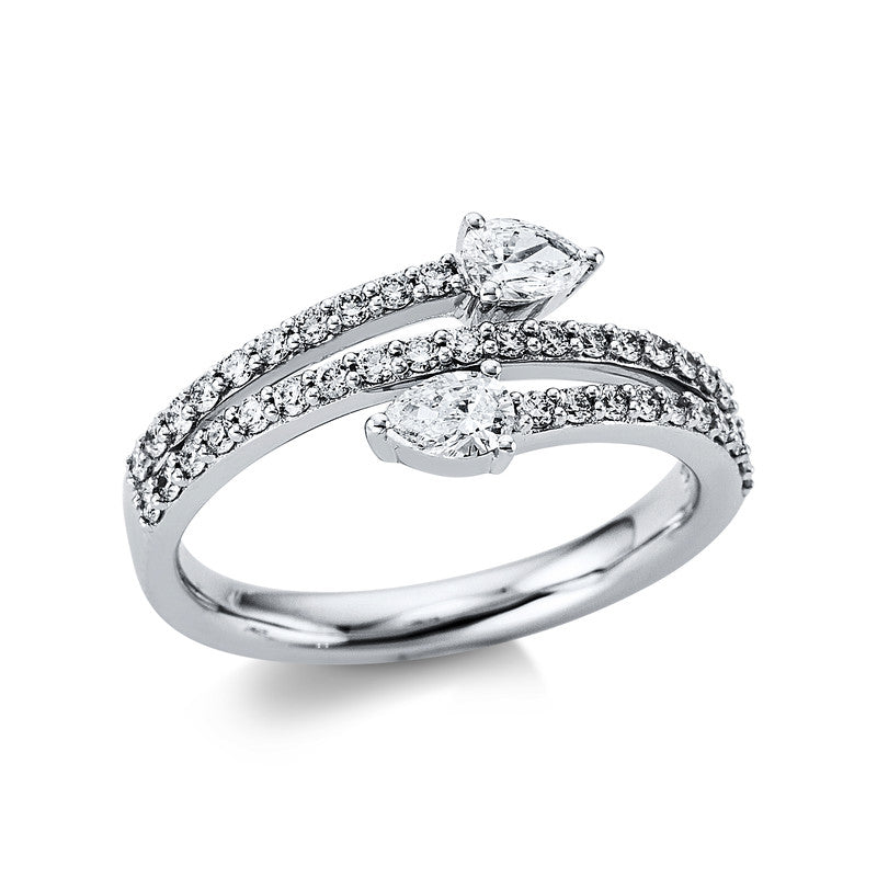 Modern Woman Ring Weißgold 18kt Ref-1Y950