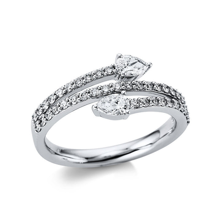 Modern Woman Ring Weißgold 18kt Ref-1Y950