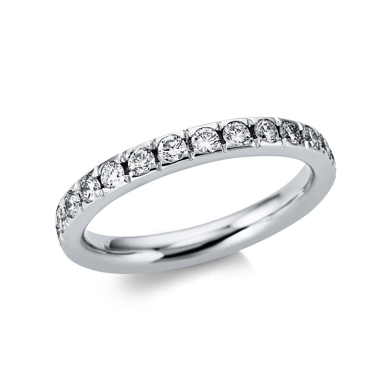 Memoire halb Ring Weißgold 18kt 0,94ct