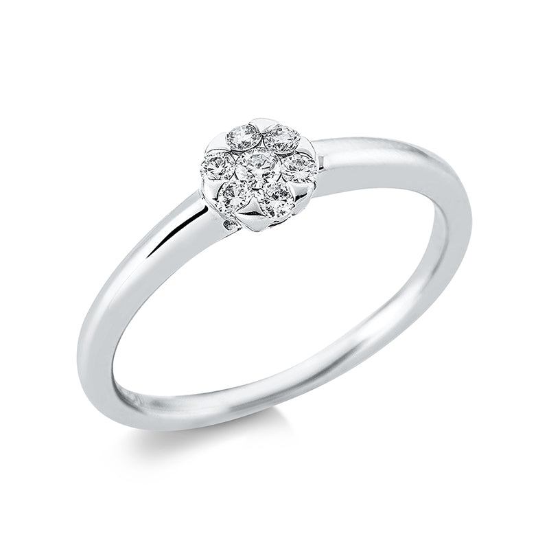 Illusion Classic Ring Weißgold 18kt Ref-1Z488