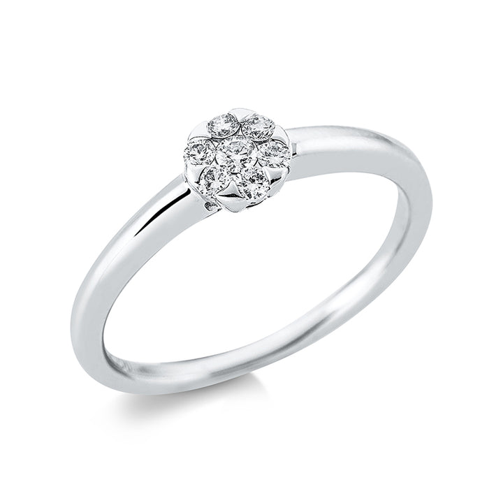 Illusion Classic Ring Weißgold 18kt Ref-1Z488