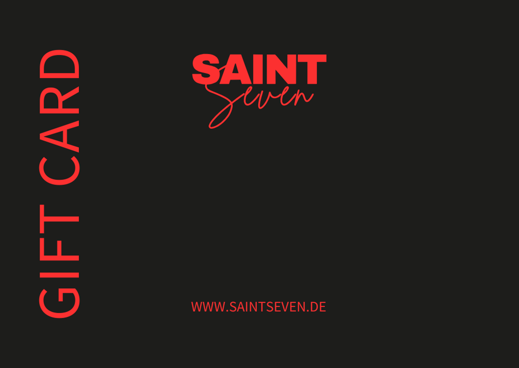 SAINT SEVEN Digital Gift Card