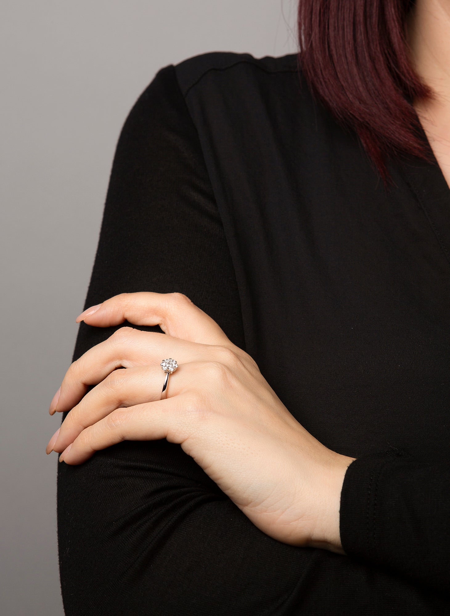 Illusion Classic Ring Weißgold 18kt 0,52ct