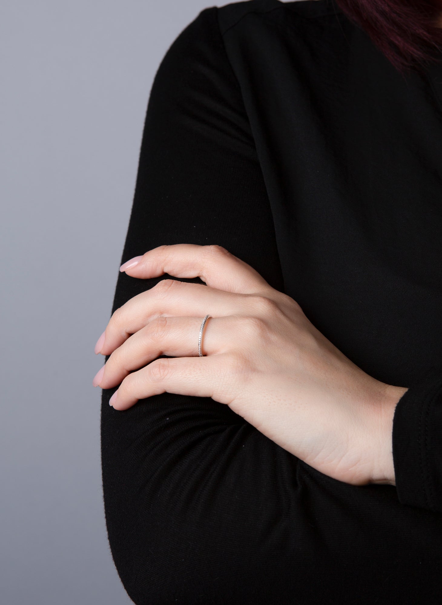 Memoire voll Ring Weißgold 18kt 0,17ct