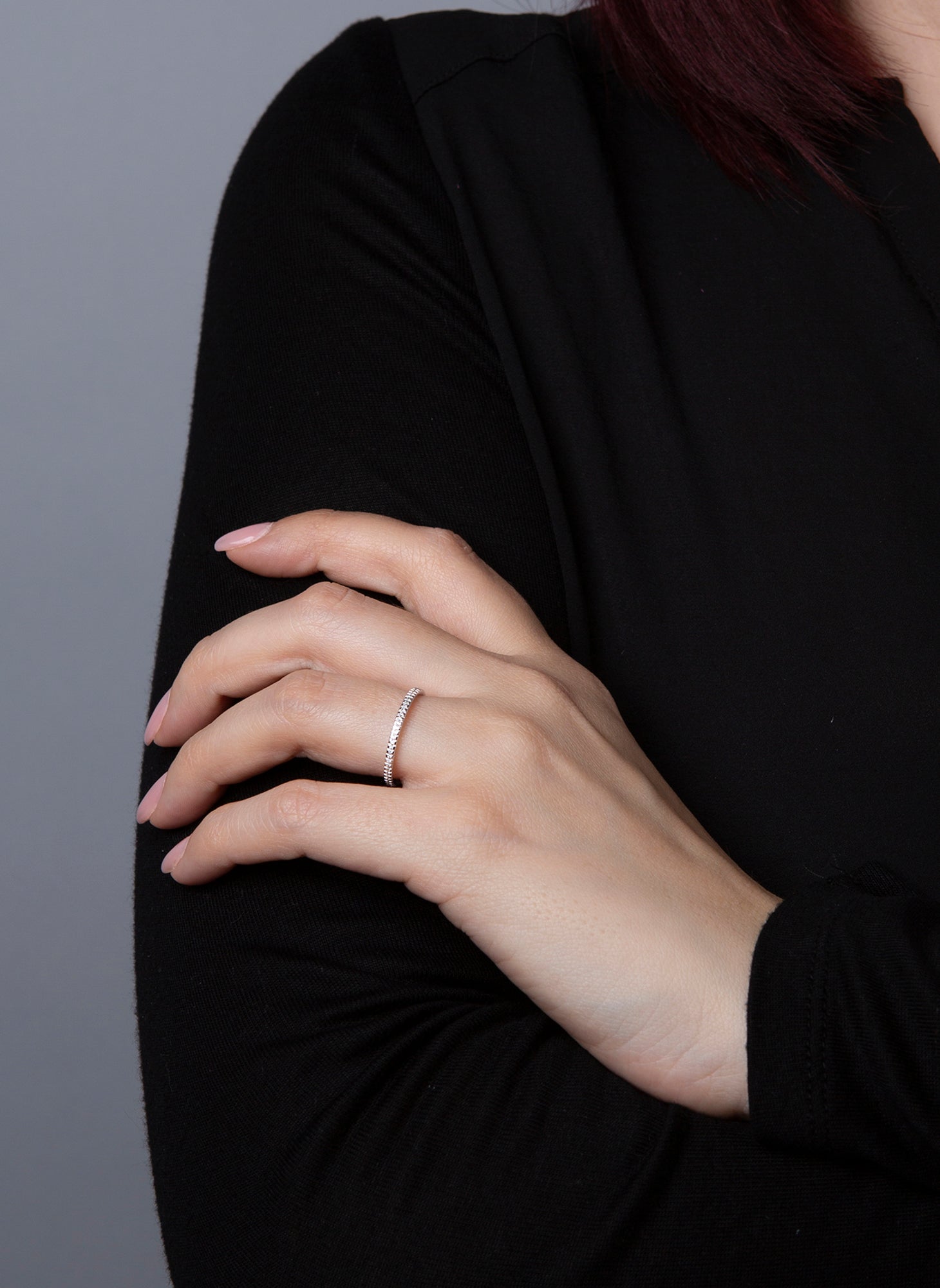 Memoire voll Ring Weißgold 18kt 0,16ct