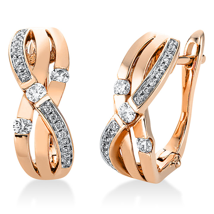 Modern Woman Creolen Rotgold 14kt Ref-2A476