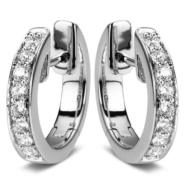 Modern Woman Creolen Weißgold 18kt Ref-2A589