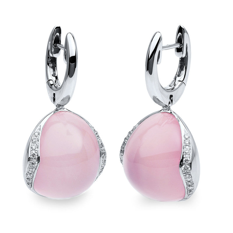 Farbstein Fashion Ohrschmuck Weißgold 18kt 0,28ct