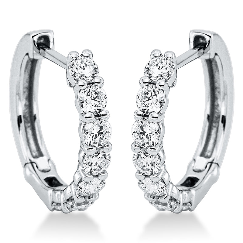 Modern Woman Creolen Weißgold 18kt Ref-2B532