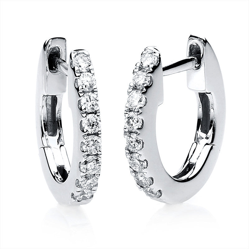 Modern Woman Creolen Weißgold 18kt 0,16ct