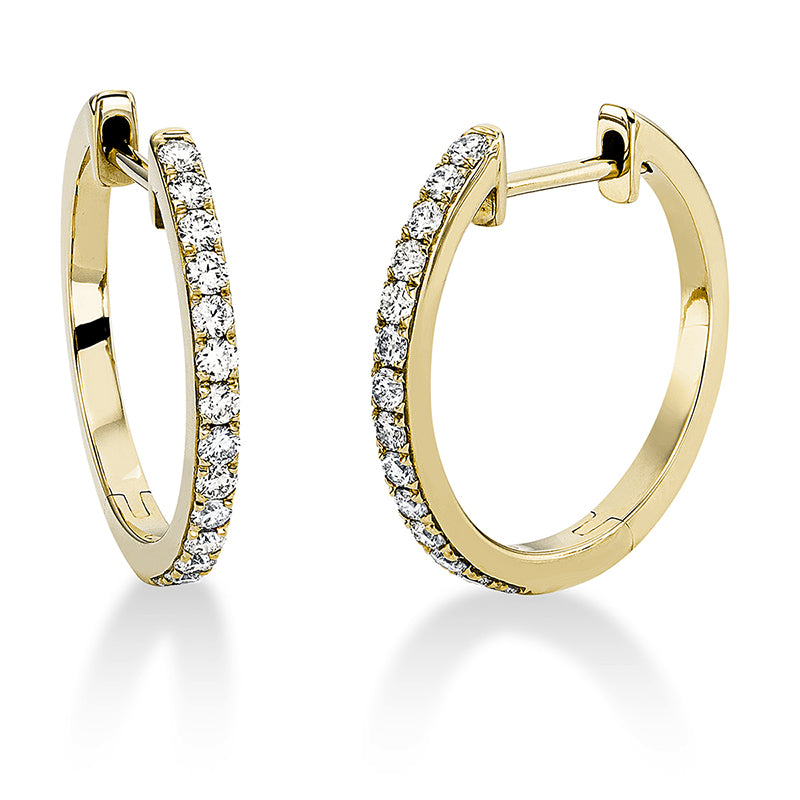 Modern Woman Creolen Weißgold 18kt 0,36ct
