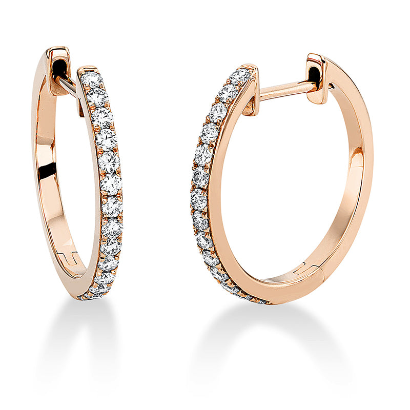 Modern Woman Creolen Weißgold 18kt 0,36ct