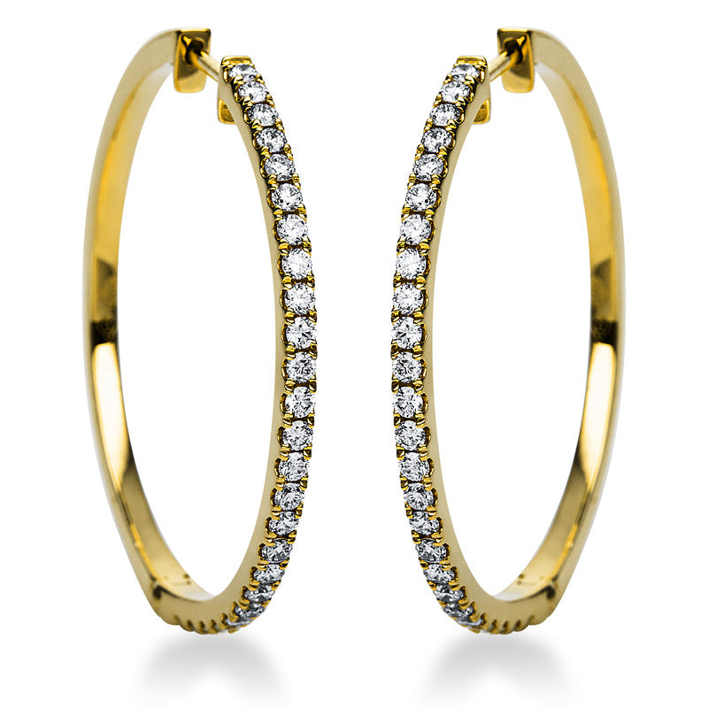 Modern Woman Creolen Weißgold 18kt 0,7ct