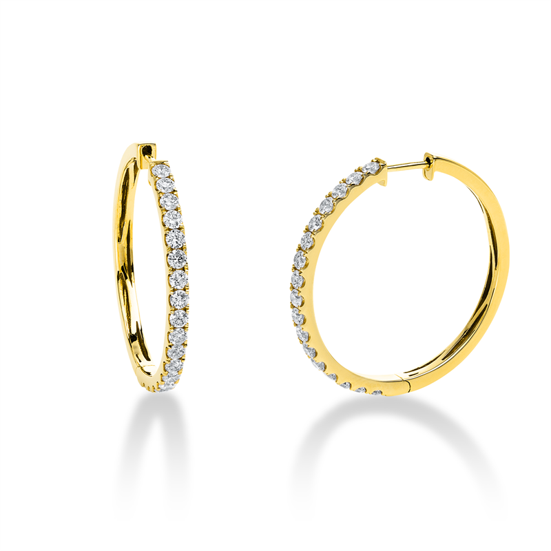 Modern Woman Creolen Gelbgold 18kt Ref-2D687
