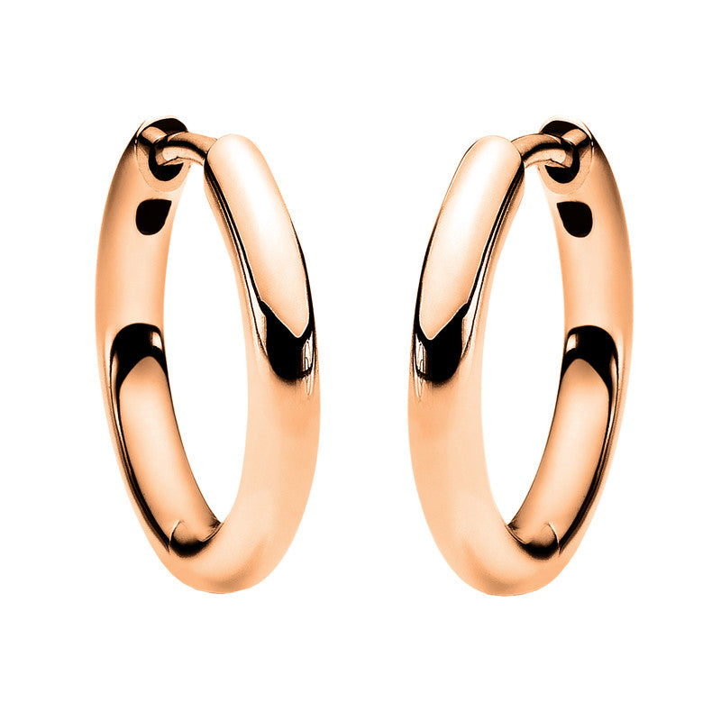 Plain Creolen Rotgold 18kt Ref-2E544