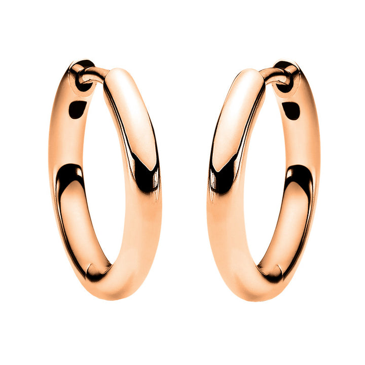 Plain Creolen Rotgold 18kt Ref-2E544