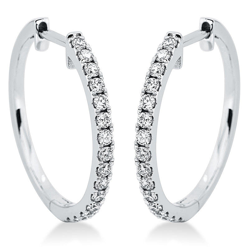 Modern Woman Creolen Weißgold 18kt Ref-2E616