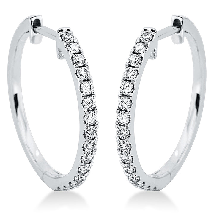 Modern Woman Creolen Weißgold 18kt Ref-2E616