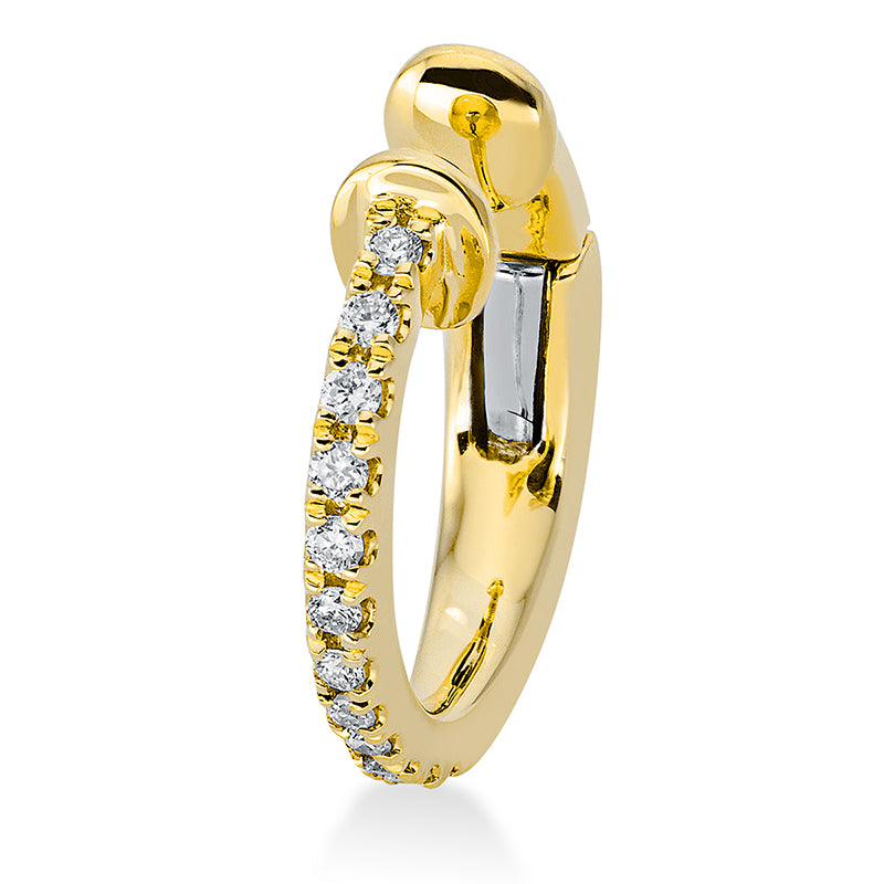 Modern Woman Ohrschmuck Weißgold 18kt 0,04ct