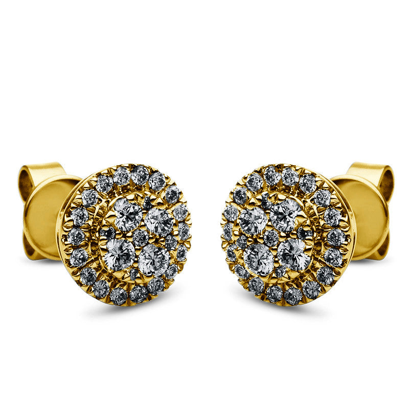 Illusion Classic Ohrstecker Gelbgold 14kt Ref-2H254