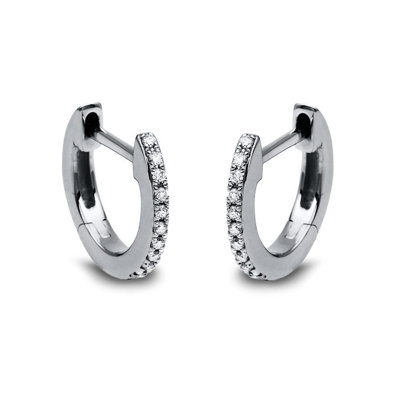 Modern Woman Creolen Weißgold 18kt 0,07ct