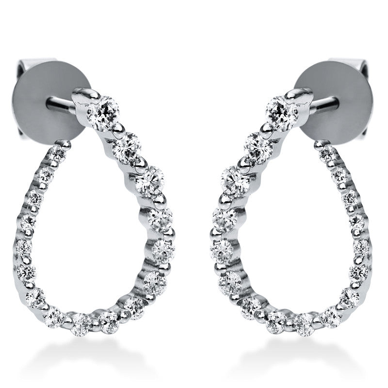 Modern Woman Ohrstecker Weißgold 18kt 0,49ct