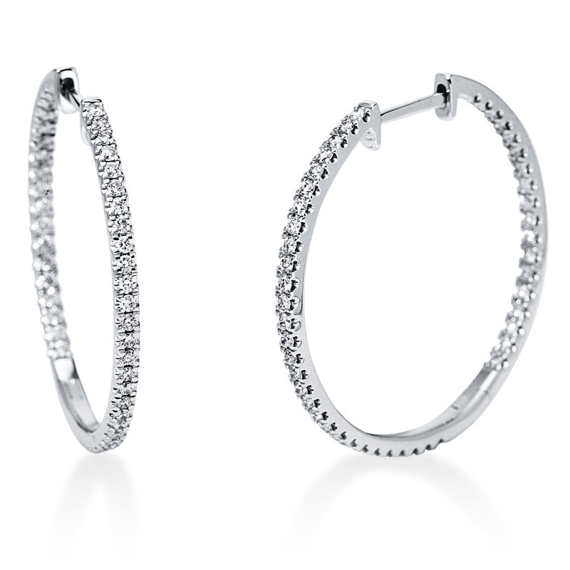 Modern Woman Creolen Weißgold 18kt 0,65ct