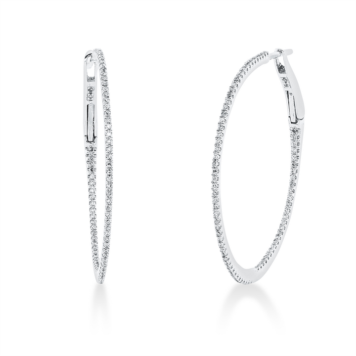 Modern Woman Creolen Weißgold 18kt Ref-2K179