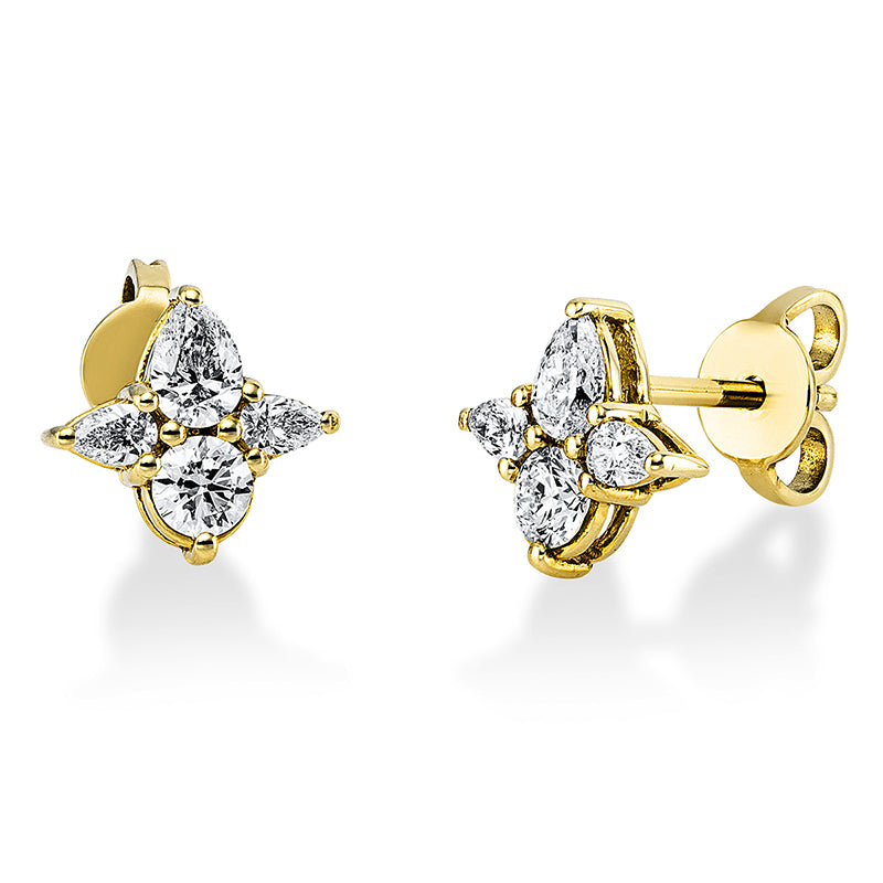 Modern Woman Ohrstecker Weißgold 18kt 0,72ct