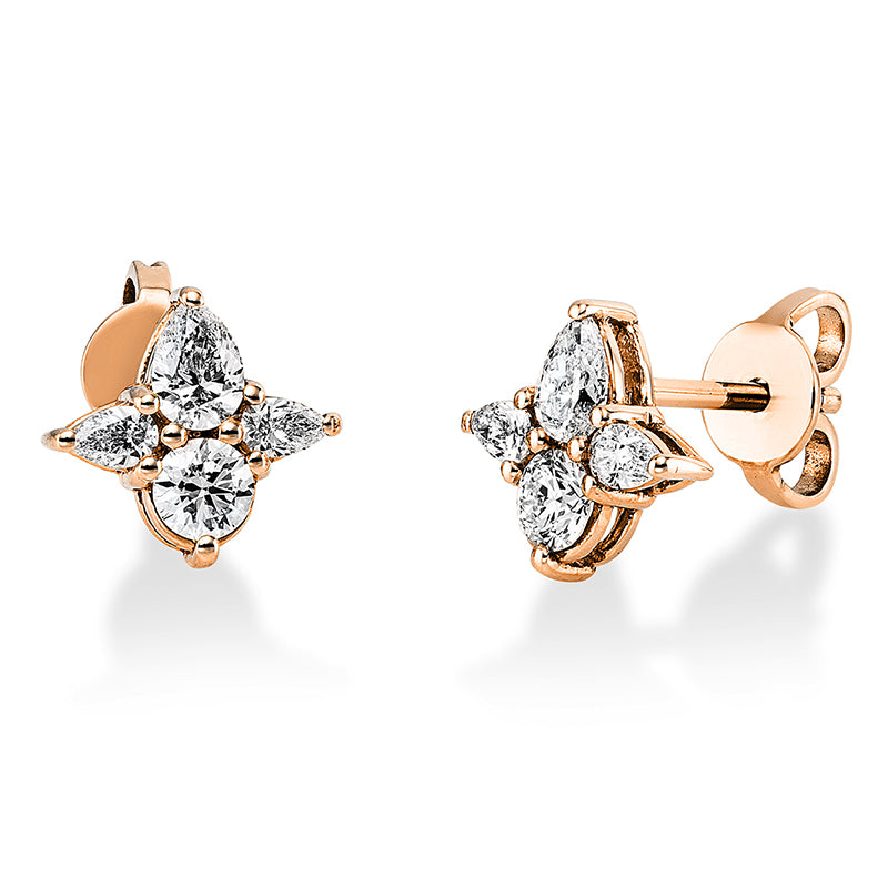 Modern Woman Ohrstecker Weißgold 18kt 0,72ct