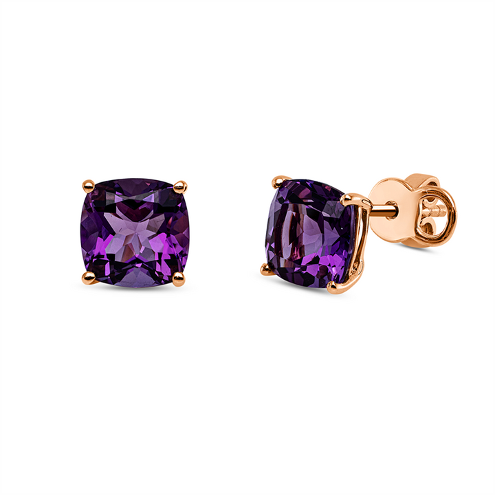 Farbstein Fashion Ohrstecker Rotgold 18kt Ref-2K966