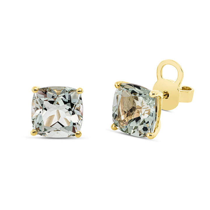 Farbstein Fashion Ohrstecker Gelbgold 18kt Ref-2L443