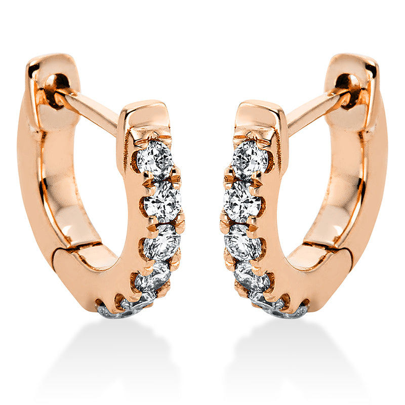 Modern Woman Creolen Weißgold 18kt 0,2ct