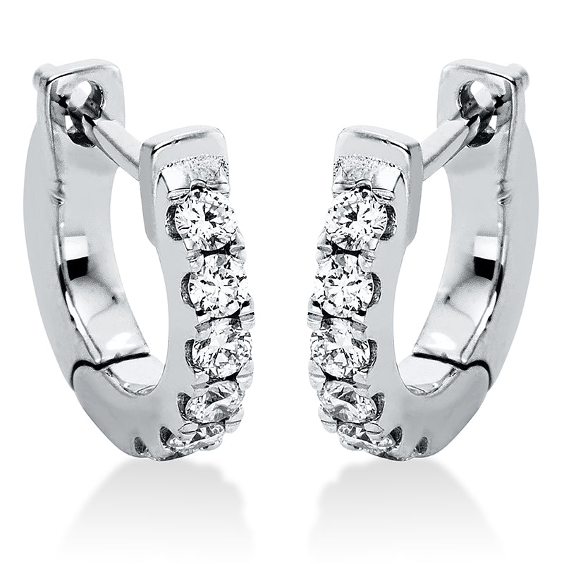 Modern Woman Creolen Weißgold 18kt 0,2ct