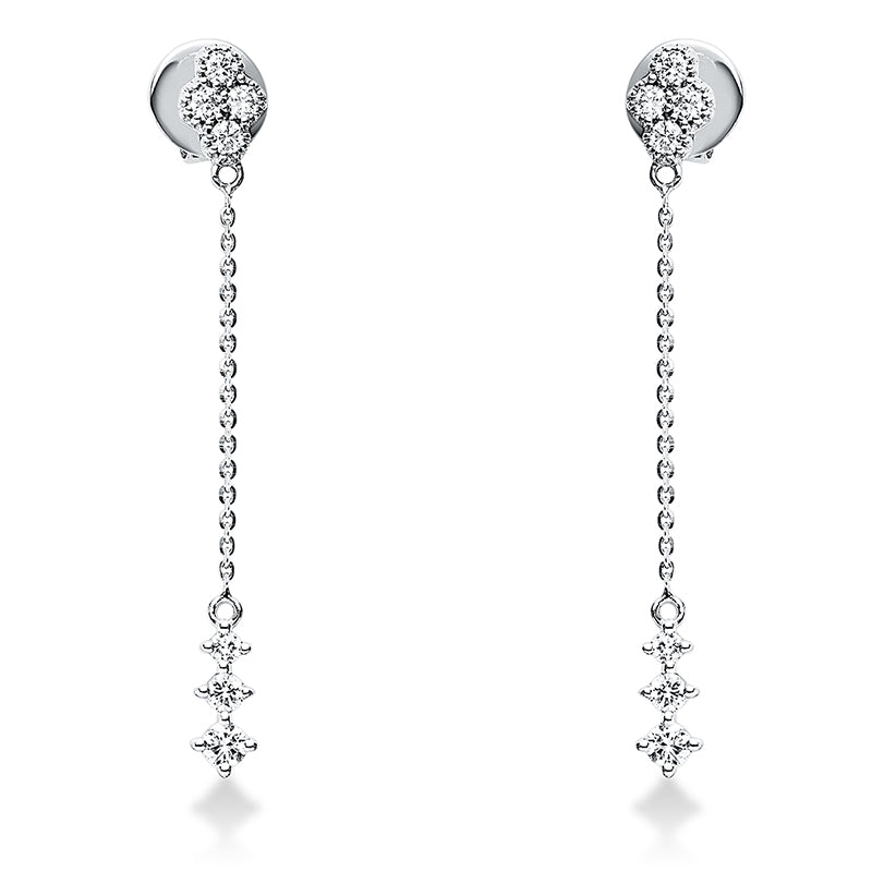 Modern Woman Ohrschmuck Weißgold 18kt Ref-2M015