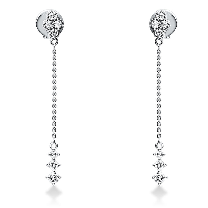Modern Woman Ohrschmuck Weißgold 18kt Ref-2M015