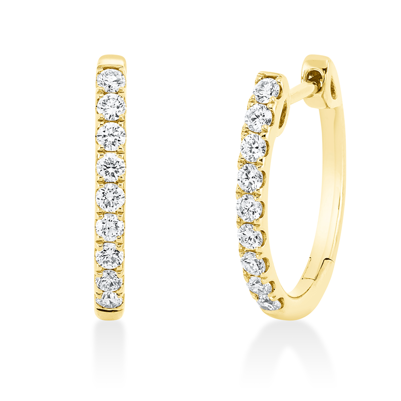 Modern Woman Creolen Weißgold 18kt 0,53ct
