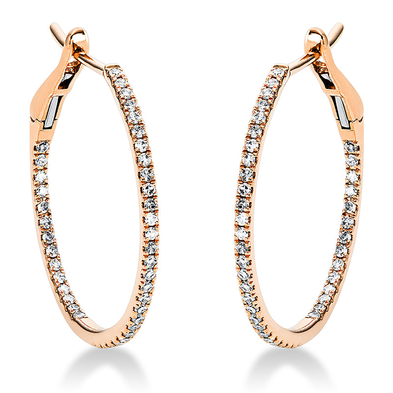 Modern Woman Creolen Weißgold 18kt 0,34ct