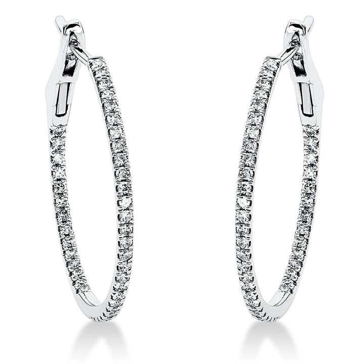 Modern Woman Creolen Weißgold 18kt Ref-2M140