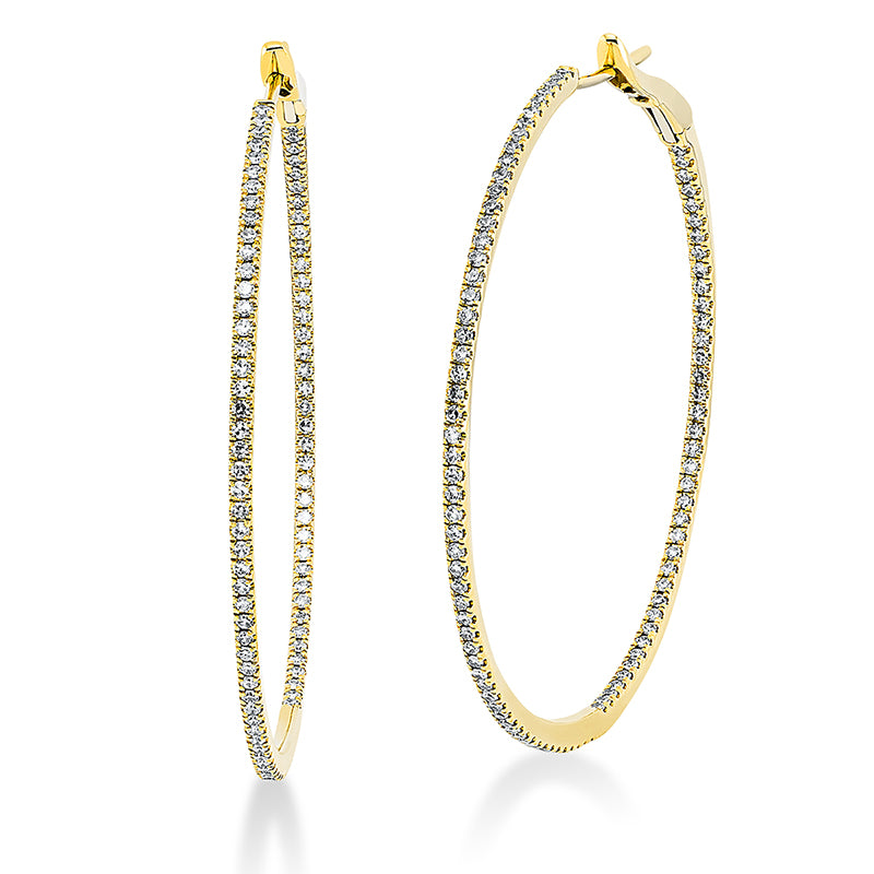 Modern Woman Creolen Weißgold 18kt 0,64ct