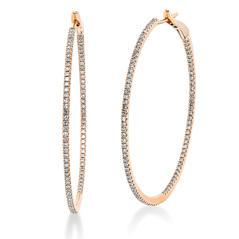 Modern Woman Creolen Weißgold 18kt 0,64ct