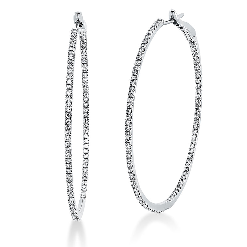 Modern Woman Creolen Weißgold 18kt Ref-2M146