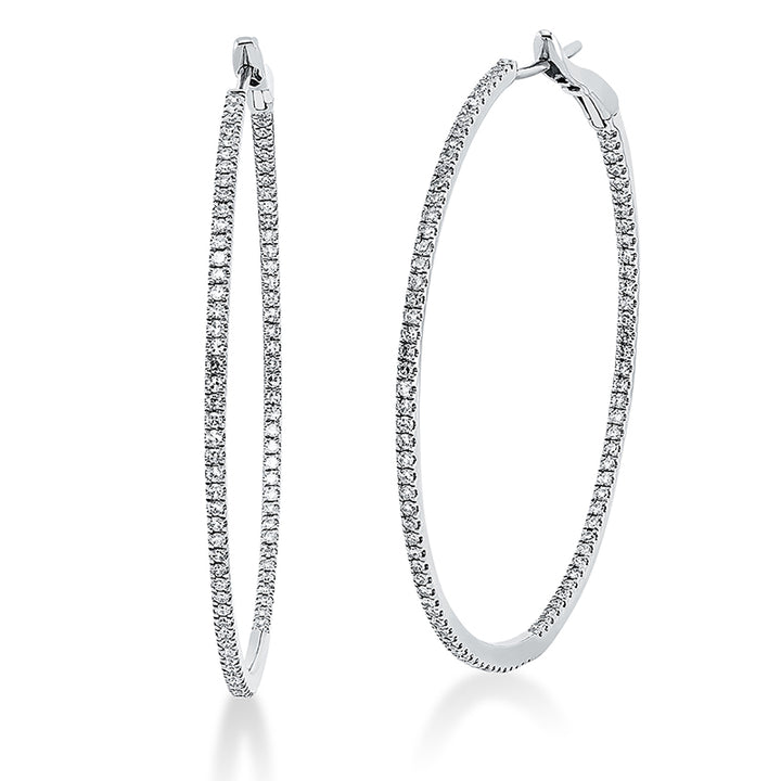 Modern Woman Creolen Weißgold 18kt Ref-2M146