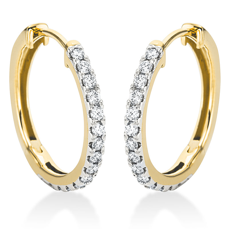 Modern Woman Creolen Gelbgold 18kt 0,5ct