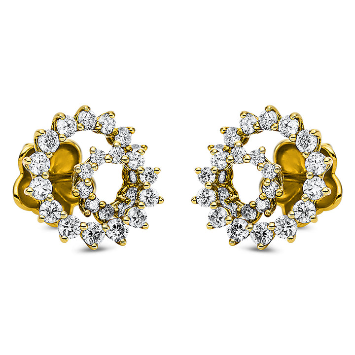 Modern Woman Ohrstecker Gelbgold 18kt Ref-2M555