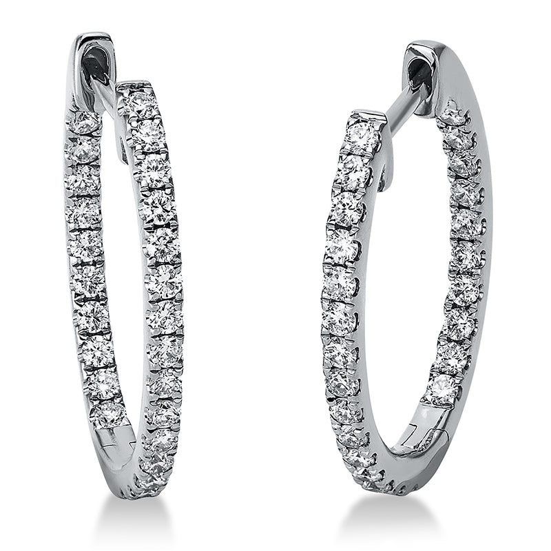 Modern Woman Creolen Weißgold 18kt 0,55ct