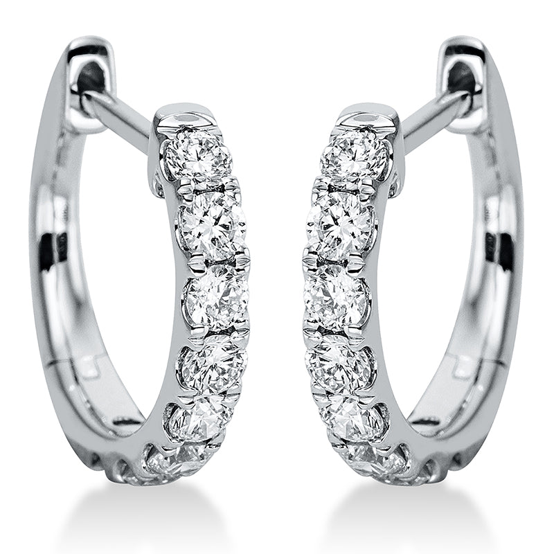 Modern Woman Creolen Weißgold 18kt 0,46ct