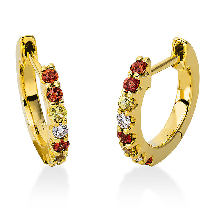Rainbow & Multicolor Creolen Gelbgold 18kt Ref-2M810