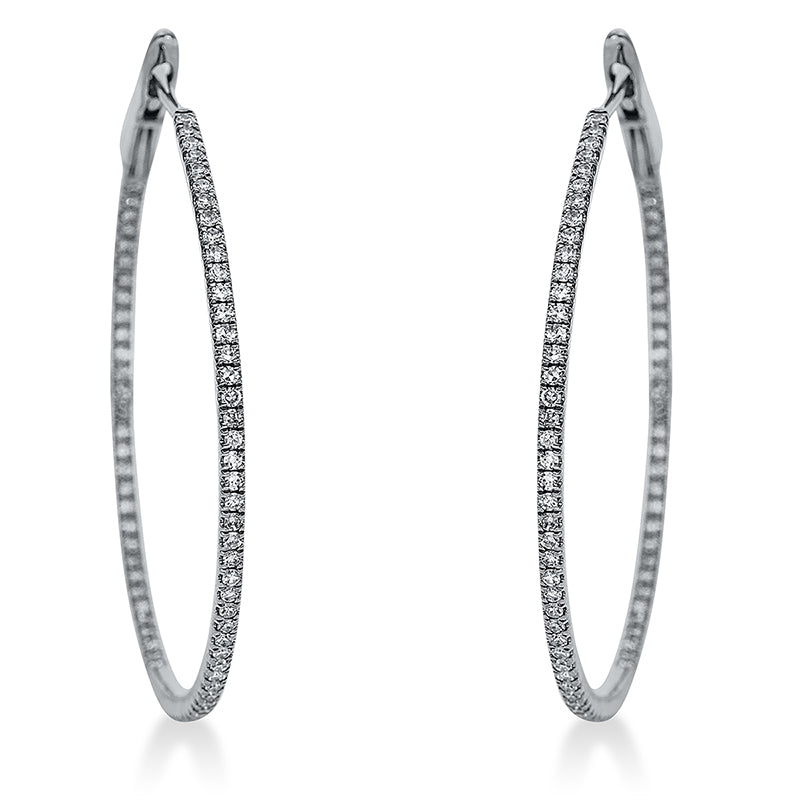Modern Woman Creolen Weißgold 18kt Ref-2N276