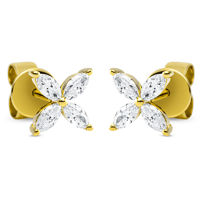 Modern Woman Ohrstecker Weißgold 18kt 0,34ct